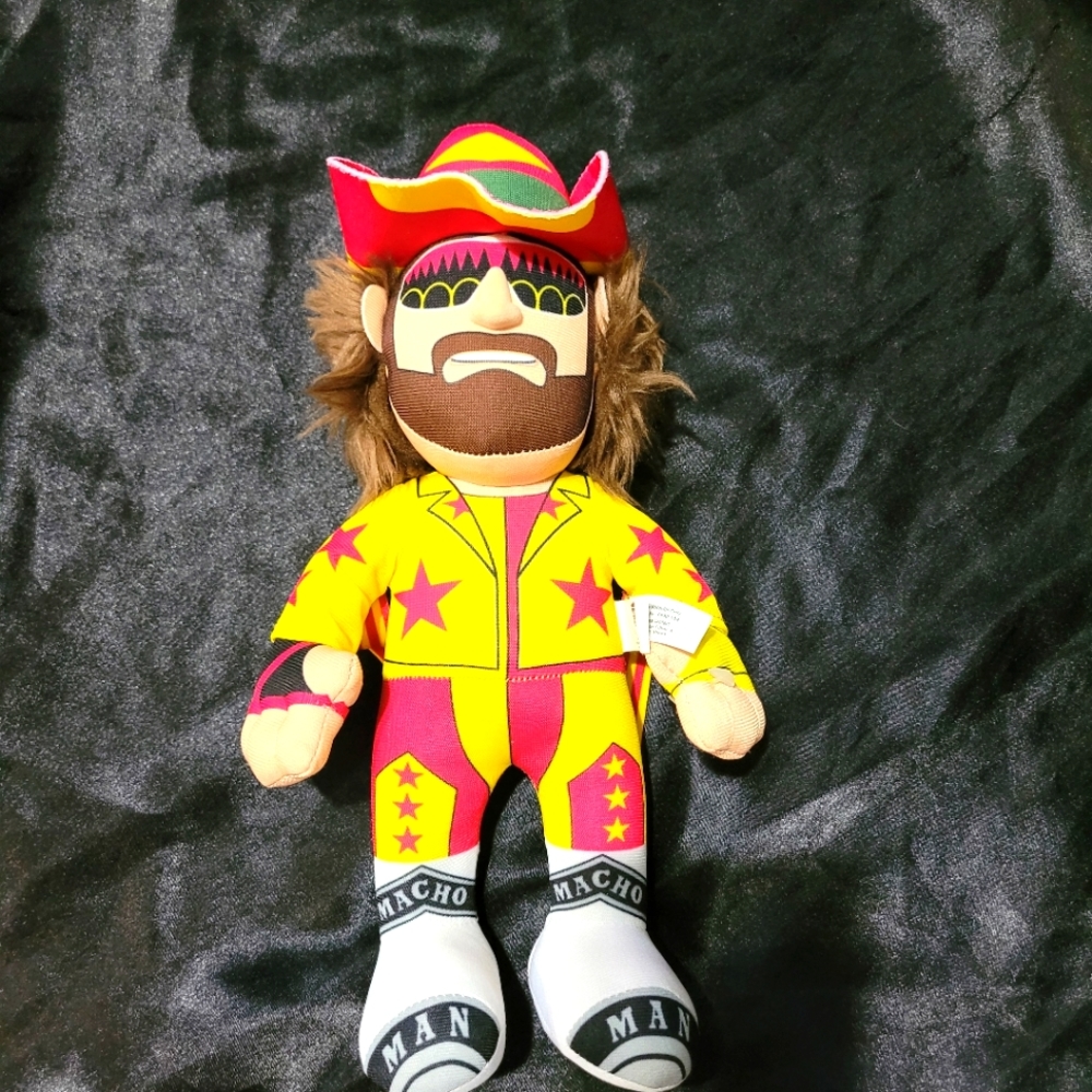 New Mancho Man Doll~Randy Savage Plush~Wrestling~WWF